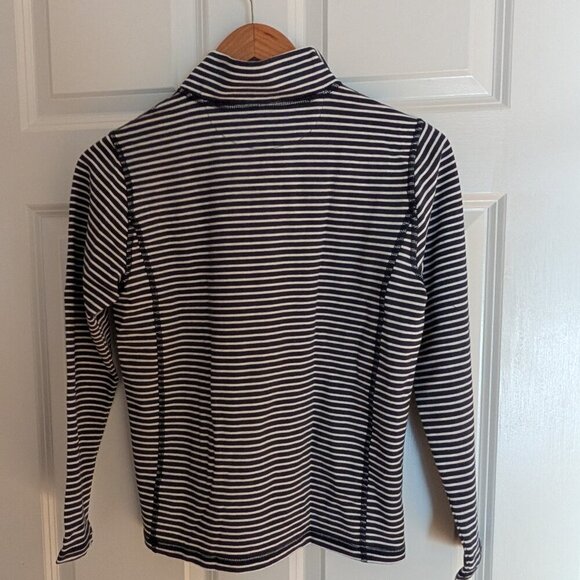 NWT Kid's Crewcuts Navy White Striped Performance Pullover Sweatshirt - Picture 8 of 13